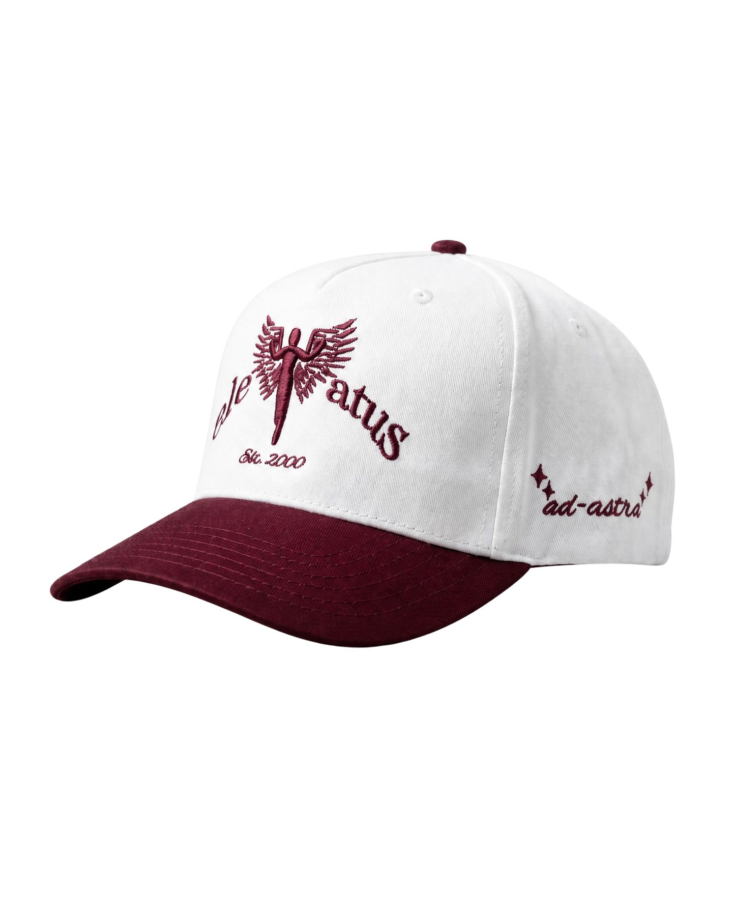 CRIMSON & WHITE CAP