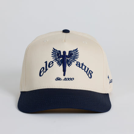 elevatus navy & cream cap