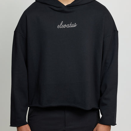 elevatus black iced hoodie