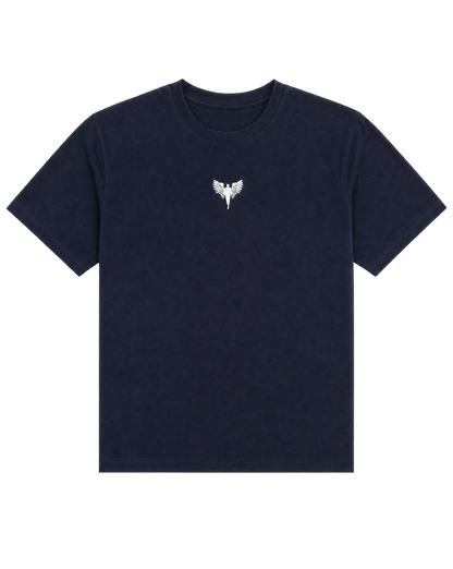 NAVY & WHITE TEE