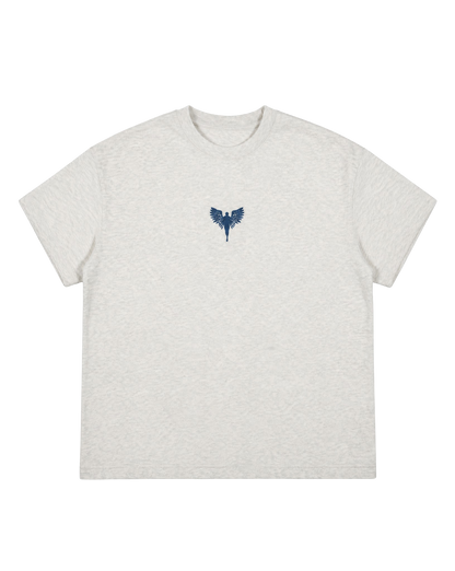 OAT GRAY & BLUE TEE