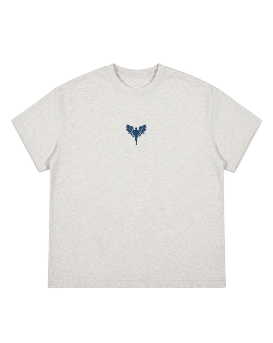 OAT GRAY & BLUE TEE