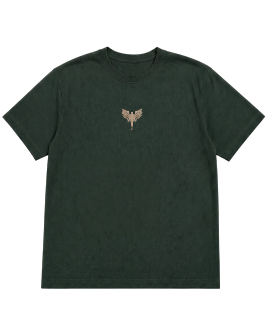FOREST GREEN & KHAKI TEE